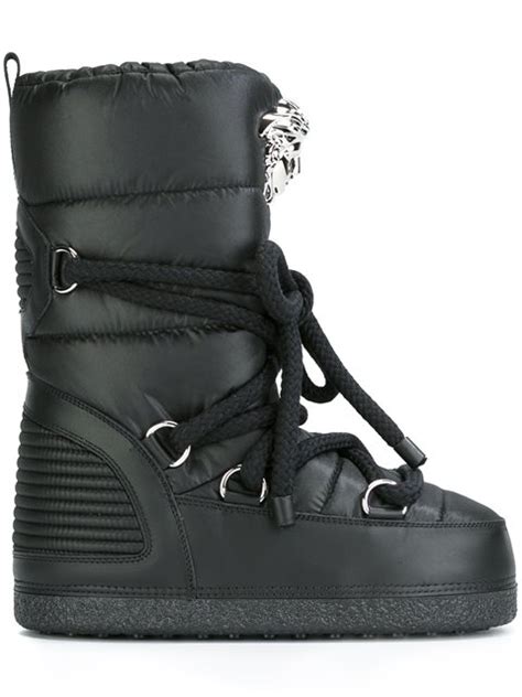 medusa head rope snow boots replica|Versace Medusa Head Leather Boots .